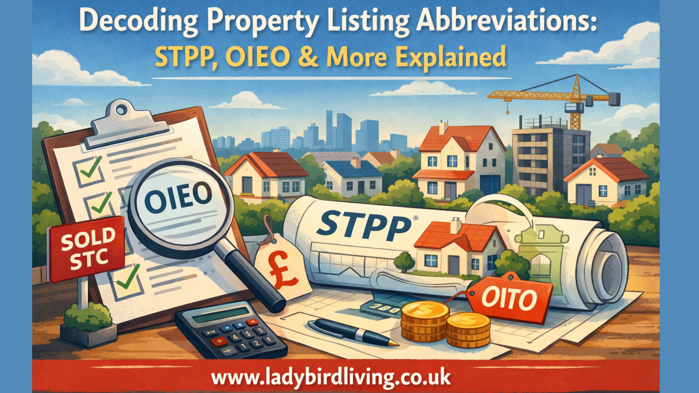 Decoding Property Listing Abbreviations- What Do STPP, OIEO and Other Terms Mean?